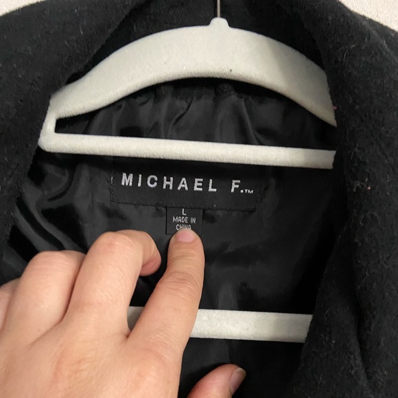 Michael F. wool pea coat. - Picture 4 of 9